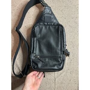GTM Gun Tote'n Mamas Leather Sling Backpack Concealed Carry Bag RFID CCL